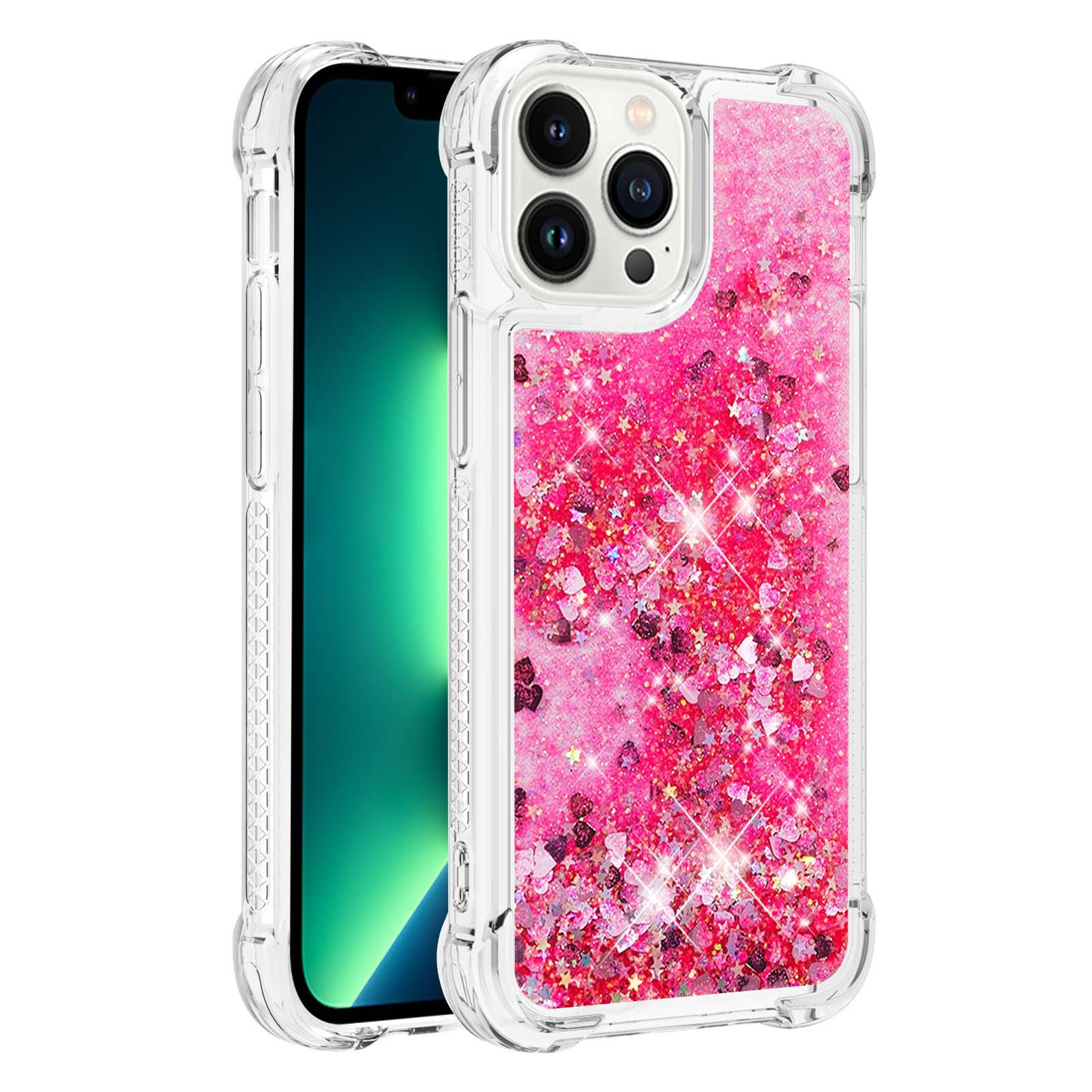 For iPhone 15 Pro TPU Case Glitter Quicksand Shockproof Phone Back Cover Pink/Pentagrams
For iPhone 15 Pro TPU Case Glitter Quicksand Shockproof Phone Back Cover Pink/Pentagrams