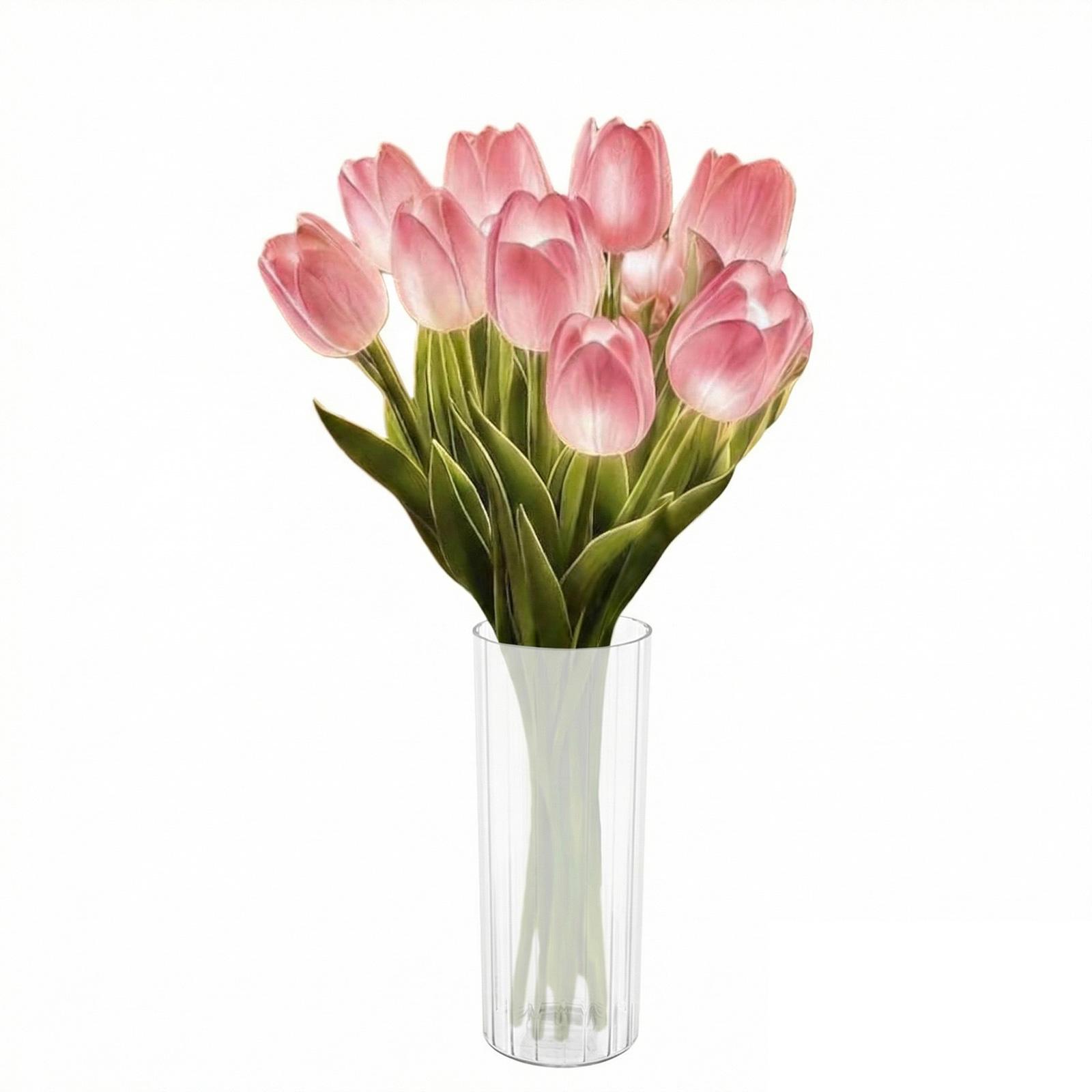 10/15pcs Romantic Tulip Light with Vase Flower Table Lamp for Valentines Day Gift Easter Home Kitchen Wedding Dining Table Decor
10/15pcs Romantic Tulip Light with Vase Flower Table Lamp for Valentines Day Gift Easter Home Kitchen Wedding Dining Table Decor
