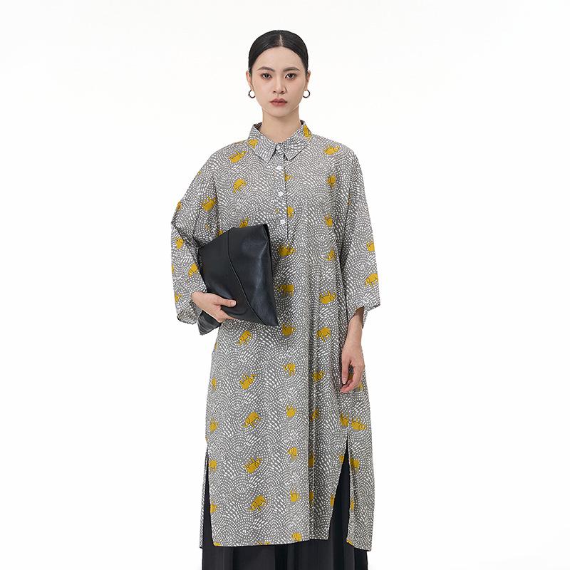 Spring/Summer 2026 Women s Plus Size Striped Shirt Dress - Korean Style, Loose, Slimming Design One Size сірий колір
Spring/Summer 2026 Women s Plus Size Striped Shirt Dress - Korean Style, Loose, Slimming Design One Size сірий колір