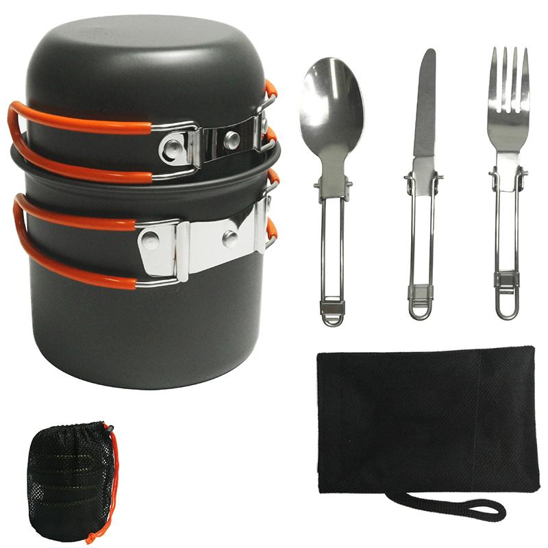 Camping Pots Cookware Set Portable Outdoor Cooking Tableware For Hiking Trekking Picnic Fishing Mountaineering помаранчевий
Camping Pots Cookware Set Portable Outdoor Cooking Tableware For Hiking Trekking Picnic Fishing Mountaineering помаранчевий