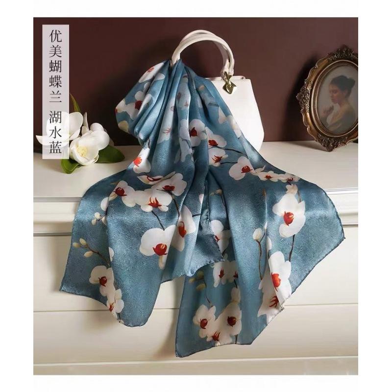 Li Brocade Long Scarf Printed Silk Scarf Imitation Shawl Beach Long Women S Sun Protection 180-90cm
Li Brocade Long Scarf Printed Silk Scarf Imitation Shawl Beach Long Women S Sun Protection 180-90cm