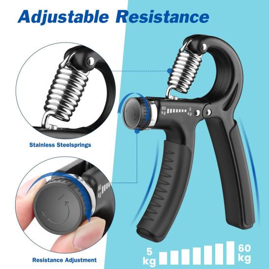 Grip Strength Trainer 5-60KG Resistance Adjustable Men Women Forearm Exerciser Hand Grip Power Strengthener Developer Fitness Equipment помаранчевий
Grip Strength Trainer 5-60KG Resistance Adjustable Men Women Forearm Exerciser Hand Grip Power Strengthener Developer Fitness Equipment помаранчевий