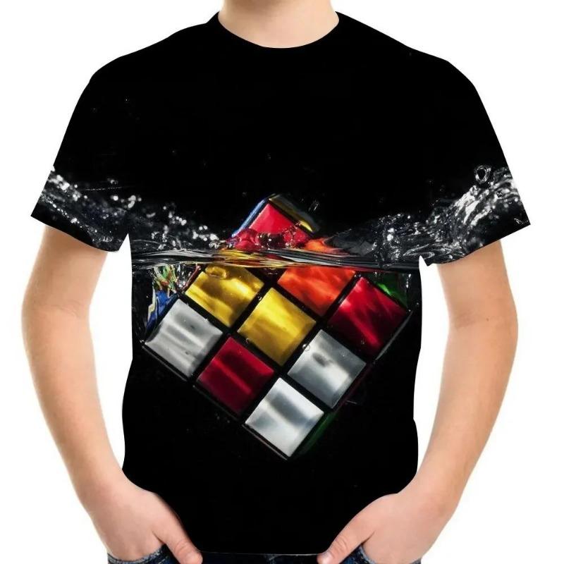 Jigsaw Cube 3d Printing T-shirt Fashion Rubik’s Cube Pattern 110
Jigsaw Cube 3d Printing T-shirt Fashion Rubik’s Cube Pattern 110