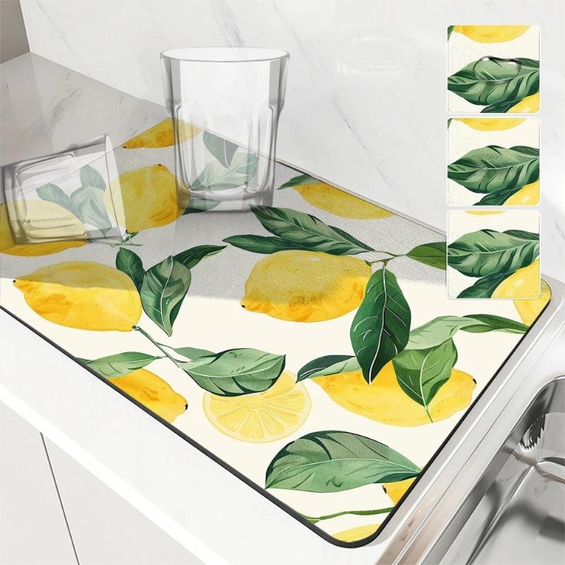 Kitchen Absorbent Drying Mat Leaf Lemon Kitchen Table Cutlery Coffee Cup Pad Decoration Accessories Color Pattern Tables Mats 20x30cm
Kitchen Absorbent Drying Mat Leaf Lemon Kitchen Table Cutlery Coffee Cup Pad Decoration Accessories Color Pattern Tables Mats 20x30cm