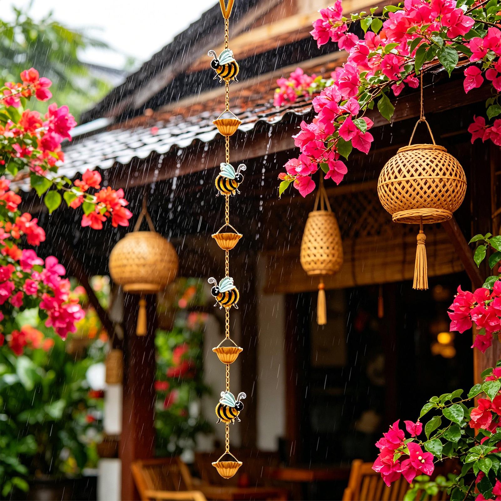 Rain Chain Bee Design Downspout Water Catcher Rain Catcher Chain For Outdoor Garden Yard Patio Porch Canopy Terrace Balcony China Mainland
Rain Chain Bee Design Downspout Water Catcher Rain Catcher Chain For Outdoor Garden Yard Patio Porch Canopy Terrace Balcony China Mainland