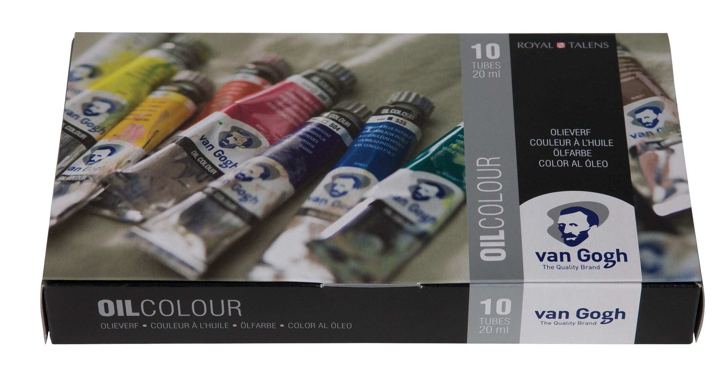 Van Gogh Talens Oil Paints, 10-Color Set, Paper Box, T02C410, 20ml (No. 6)
Van Gogh Talens Oil Paints, 10-Color Set, Paper Box, T02C410, 20ml (No. 6)