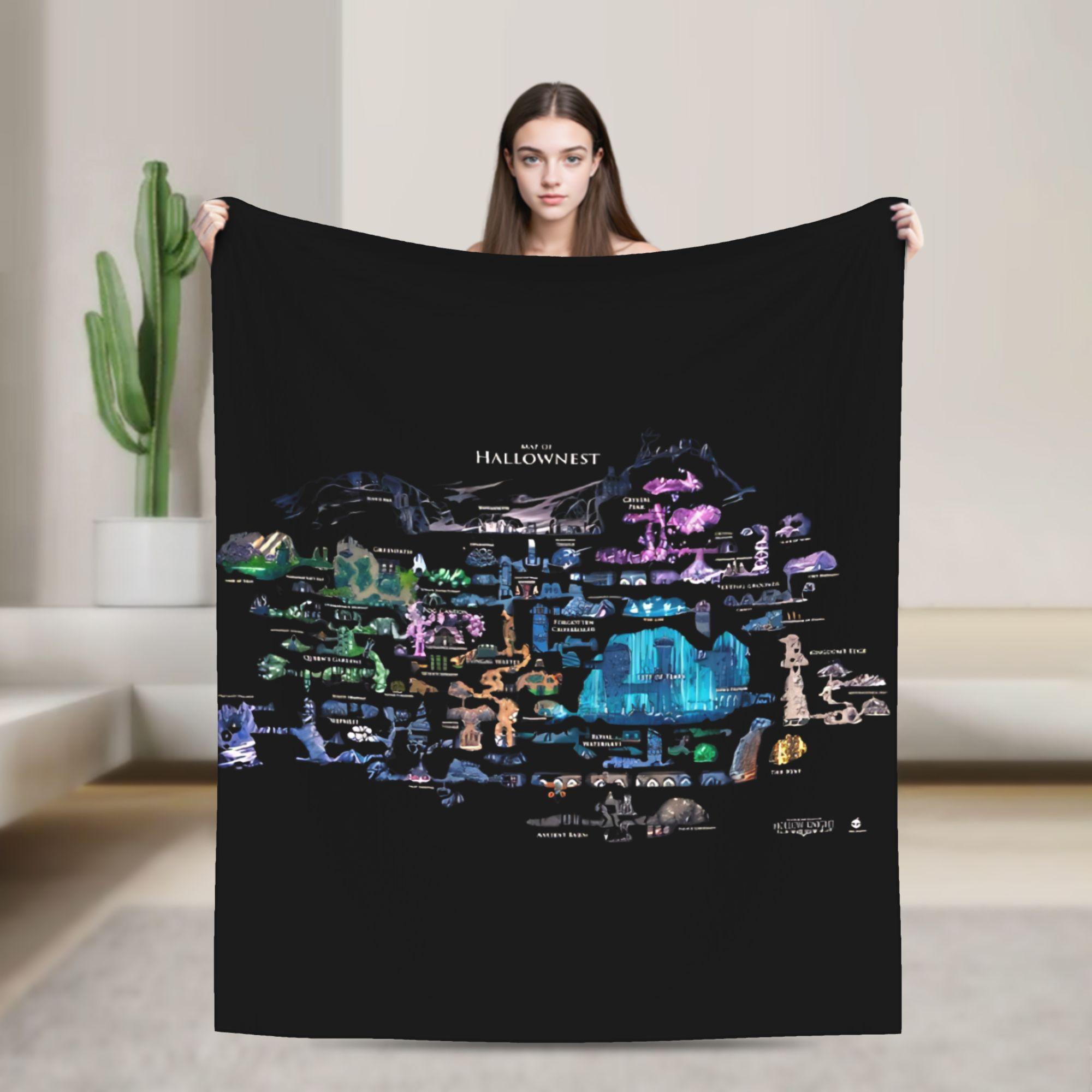 Map of Hallownest Hollow Knight World Atlas Soft Warm Blankets Plush Throw Blanket Home Decor Flannel Bedspread Sofa Bed Cover 75x100cm (30x40inch)
Map of Hallownest Hollow Knight World Atlas Soft Warm Blankets Plush Throw Blanket Home Decor Flannel Bedspread Sofa Bed Cover 75x100cm (30x40inch)