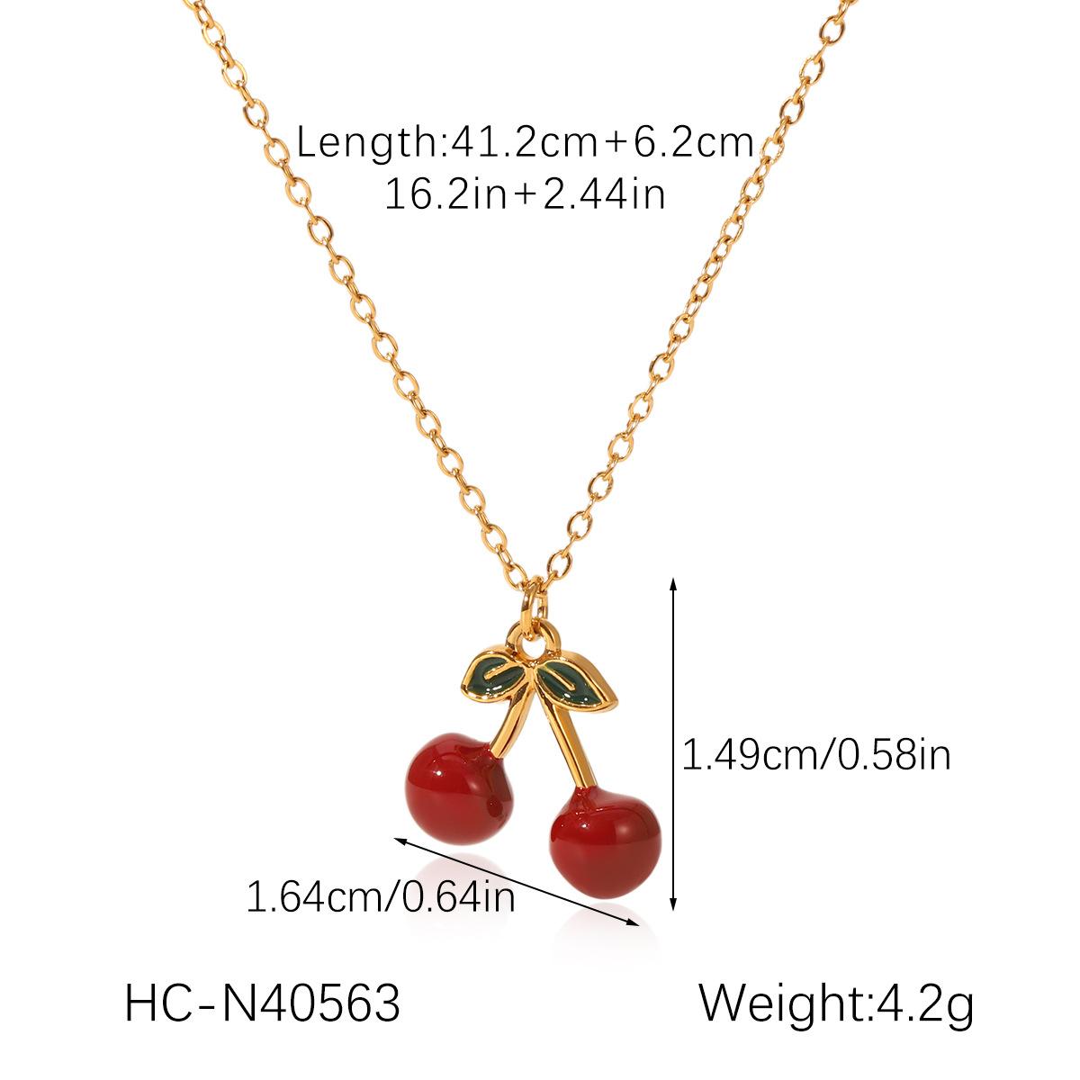 French style dripping cherry pendant necklace tassel jewelry pearl chain women s versatile clavicle chain
French style dripping cherry pendant necklace tassel jewelry pearl chain women s versatile clavicle chain