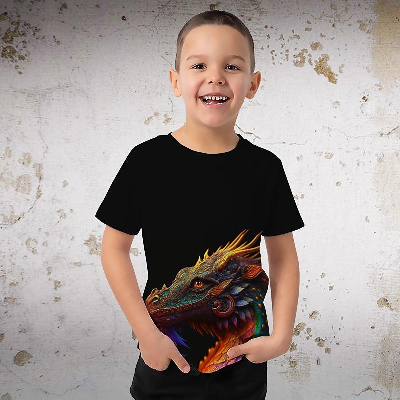 Boys 3D Graphic Animal Dinosaur T shirt Short Sleeve 3D Print Summer Spring Active Sports Fashion 100
Boys 3D Graphic Animal Dinosaur T shirt Short Sleeve 3D Print Summer Spring Active Sports Fashion 100