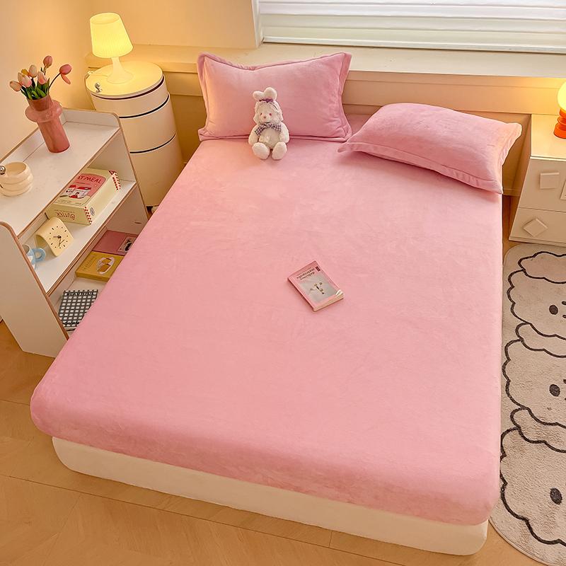 new solid color milk fleece fitted sheet single piece winter coral fleece mattress protective cover, no pillowcase 120x200cm 1pcs
new solid color milk fleece fitted sheet single piece winter coral fleece mattress protective cover, no pillowcase 120x200cm 1pcs