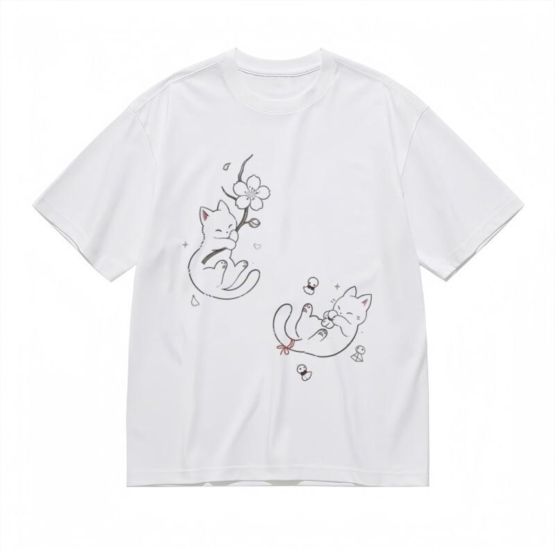 Women s Fashion Classic T-Shirt Minimalist Kitten and Blossom Accent Tee M
Women s Fashion Classic T-Shirt Minimalist Kitten and Blossom Accent Tee M