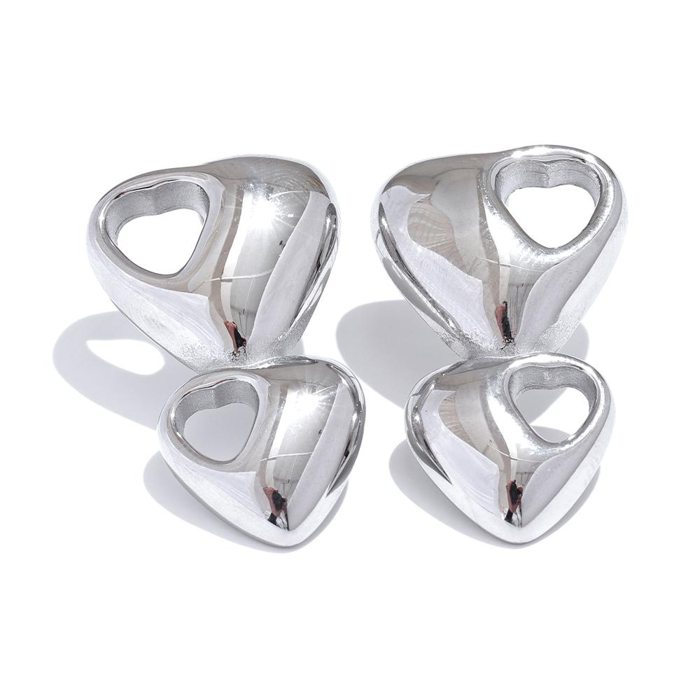 Yhpup New 316L Stainless Steel Heart Love Statement Stud Earrings Waterproof High Quality Metal Charm Versatile Jewelry Gift
Yhpup New 316L Stainless Steel Heart Love Statement Stud Earrings Waterproof High Quality Metal Charm Versatile Jewelry Gift