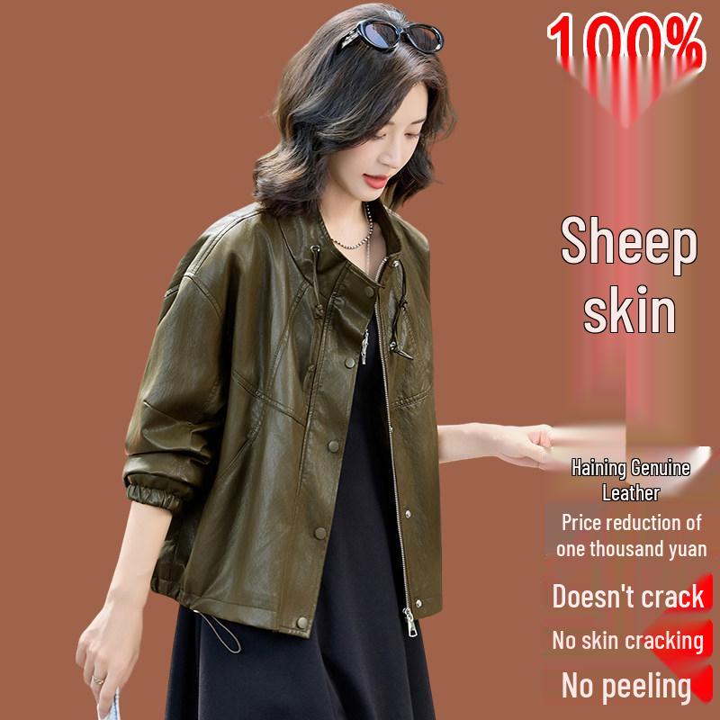 Women s 2026 Leather Jacket: Short Stand-Collar Lambskin for Spring/Autumn XL зелёный
Women s 2026 Leather Jacket: Short Stand-Collar Lambskin for Spring/Autumn XL зелёный