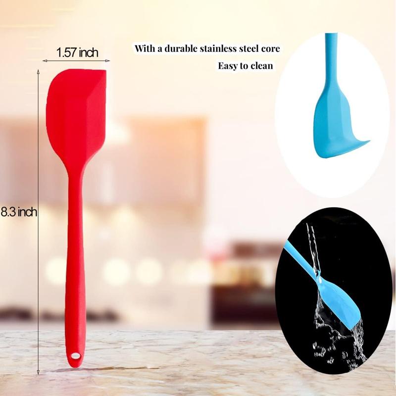 Silicone Spatulas Rubber Spatula Heat Resistant Non-Stick 8.3 Inch Flexible Scrapers for Cake Cream Cooking Gadget Cookware
Silicone Spatulas Rubber Spatula Heat Resistant Non-Stick 8.3 Inch Flexible Scrapers for Cake Cream Cooking Gadget Cookware