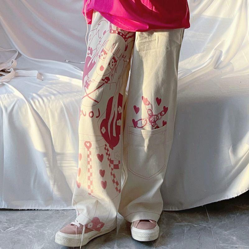 Cartoon Cartoon Cartoon High Waist Wide Leg Pants Cartoon Anime High Waist Loose Pants Beige XXL
Cartoon Cartoon Cartoon High Waist Wide Leg Pants Cartoon Anime High Waist Loose Pants Beige XXL