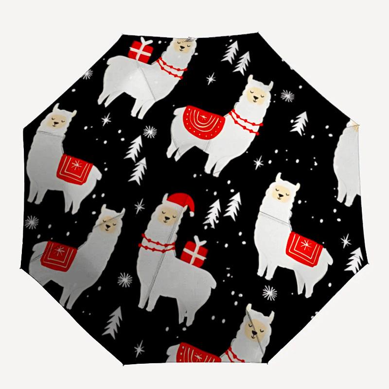 1pc Llama Christmas Pattern Automatic Folding Umbrella - Portable Collapsible 8-Rib Umbrella for All Seasons yy251119162
1pc Llama Christmas Pattern Automatic Folding Umbrella - Portable Collapsible 8-Rib Umbrella for All Seasons yy251119162