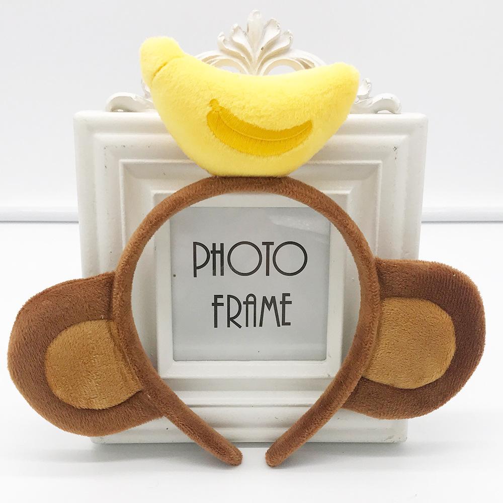 Monkey Childrens Hairband Banana Decoration Headwear Stage Performance Props темно-коричневого
Monkey Childrens Hairband Banana Decoration Headwear Stage Performance Props темно-коричневого