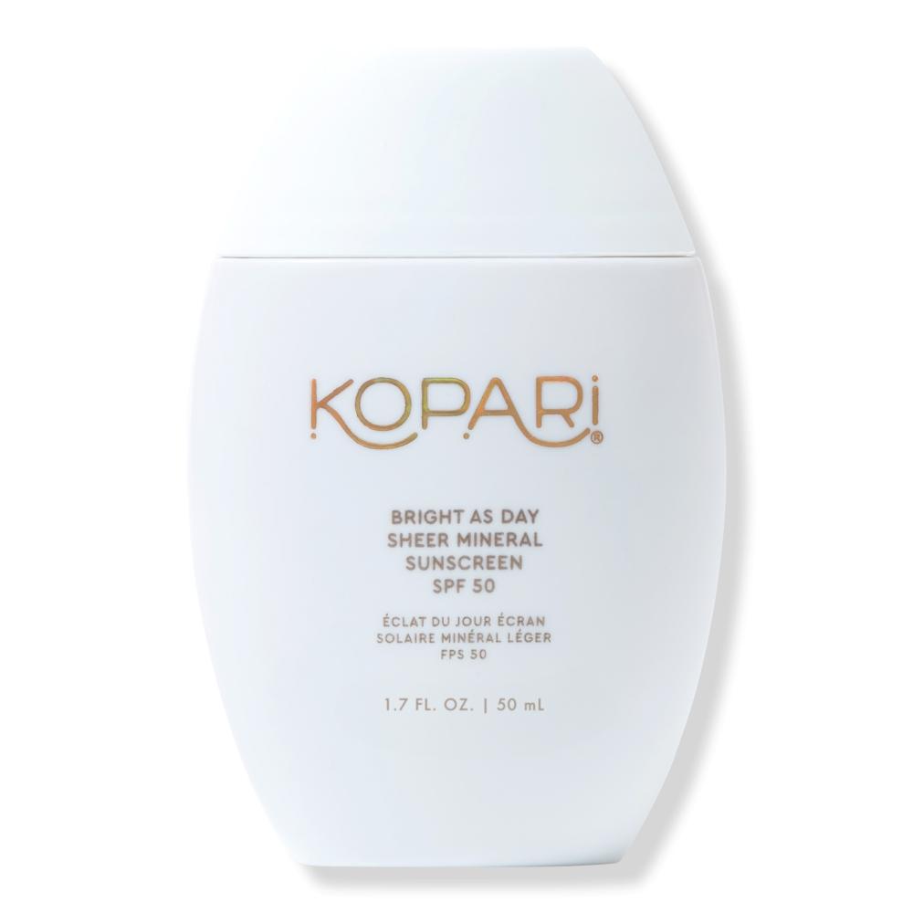 Kopari Beauty Bright As Day Прозрачный минеральный солнцезащитный крем Spf 50 1,7 унции
Kopari Beauty Bright As Day Прозрачный минеральный солнцезащитный крем Spf 50 1,7 унции