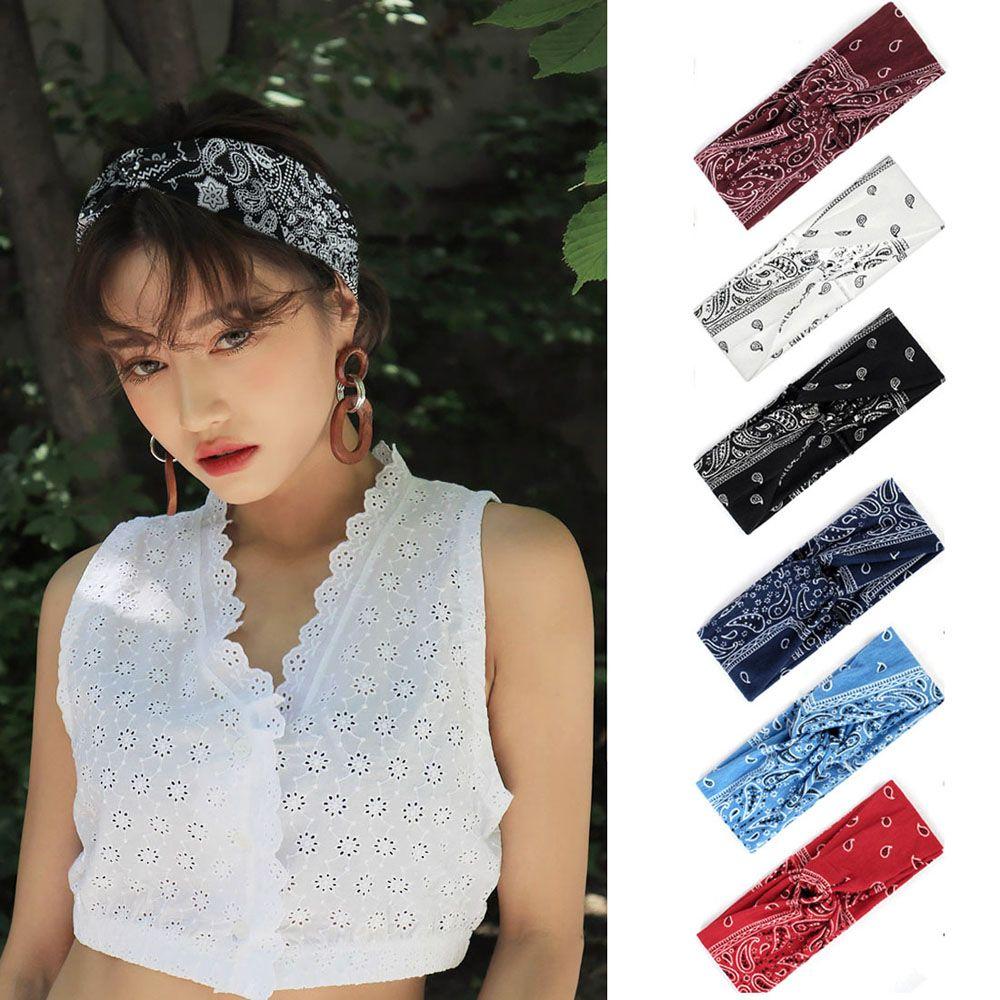 Summer Style Elastic Women Cashew Flower Print Knot Cross Headband Turban Hairband Bandanas білий
Summer Style Elastic Women Cashew Flower Print Knot Cross Headband Turban Hairband Bandanas білий