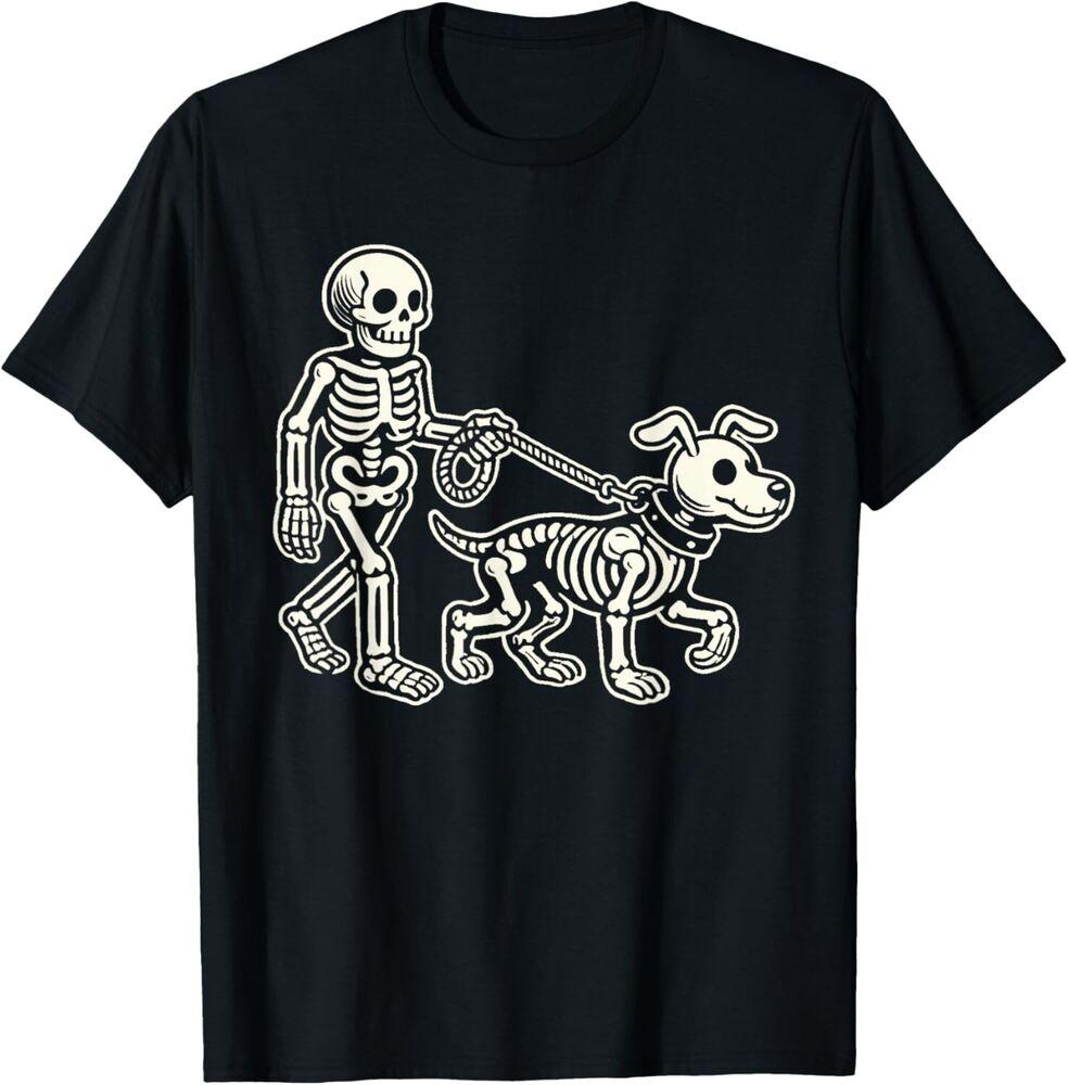 Skeleton Leads Dog Funny Skull Pet For Halloween Costume Tee Gift Unisex T-Shirt L
Skeleton Leads Dog Funny Skull Pet For Halloween Costume Tee Gift Unisex T-Shirt L