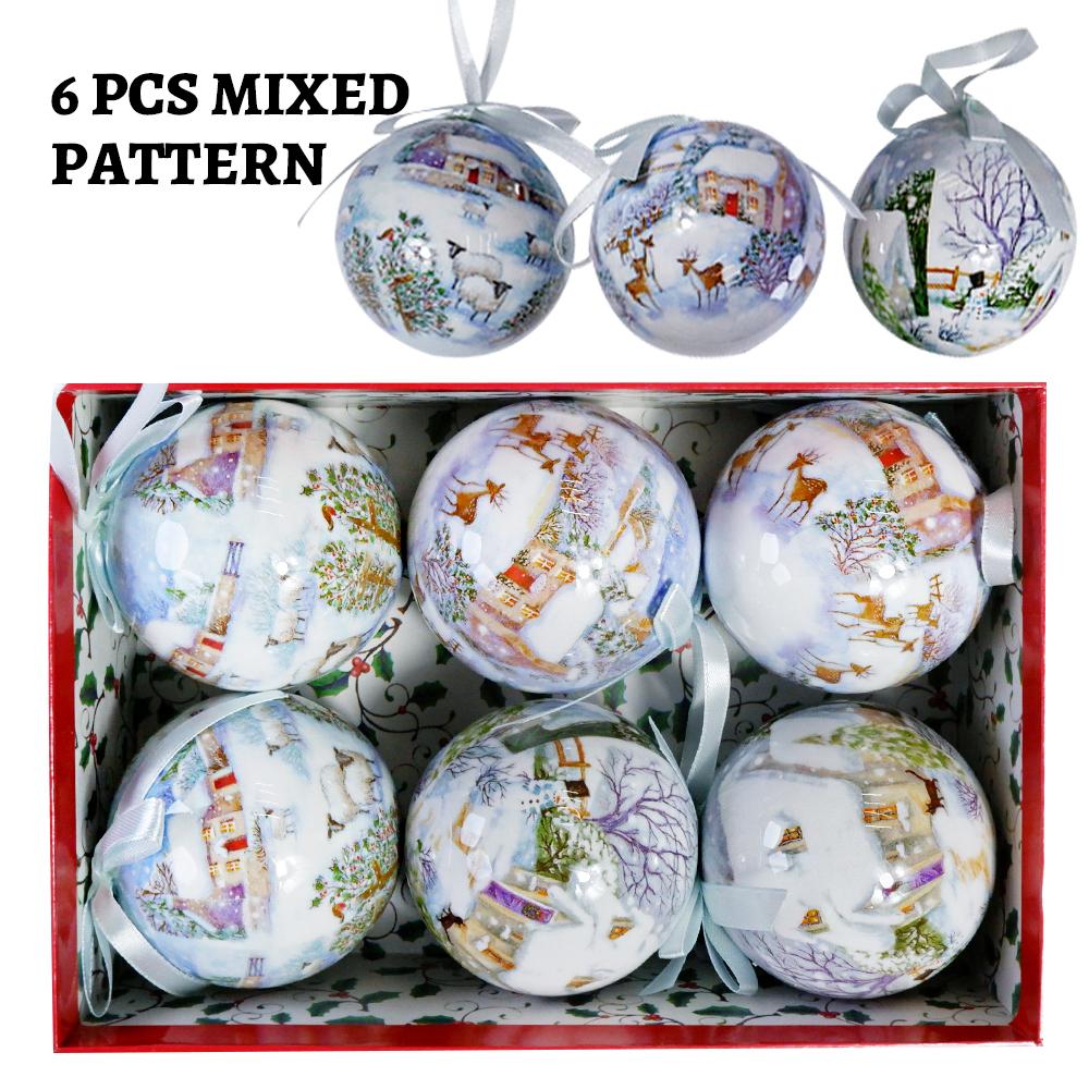Рождественская елка подвесной шар орнамент украшения подарок Новый год подвесной шар безделушка DIY Рождественская вечеринка Рождество 6 шт. в наборе 8cm
Рождественская елка подвесной шар орнамент украшения подарок Новый год подвесной шар безделушка DIY Рождественская вечеринка Рождество 6 шт. в наборе 8cm