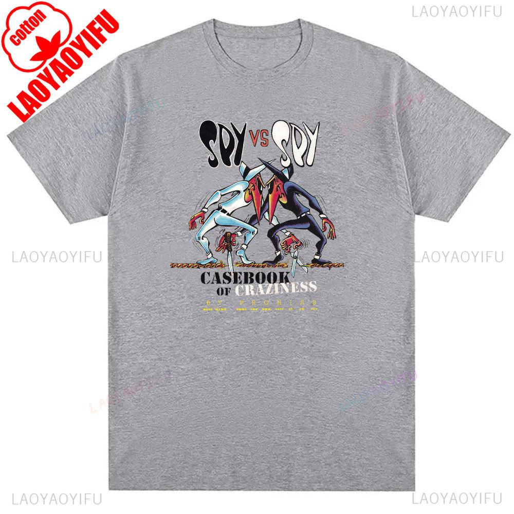 1980s Vintage Classic Spy Vs Spy HOT NEW Shirt Funny Print Unisex Graphic T Shirts Summer Cotton Oneck T Shirt Streetwear Tops 4XL
1980s Vintage Classic Spy Vs Spy HOT NEW Shirt Funny Print Unisex Graphic T Shirts Summer Cotton Oneck T Shirt Streetwear Tops 4XL