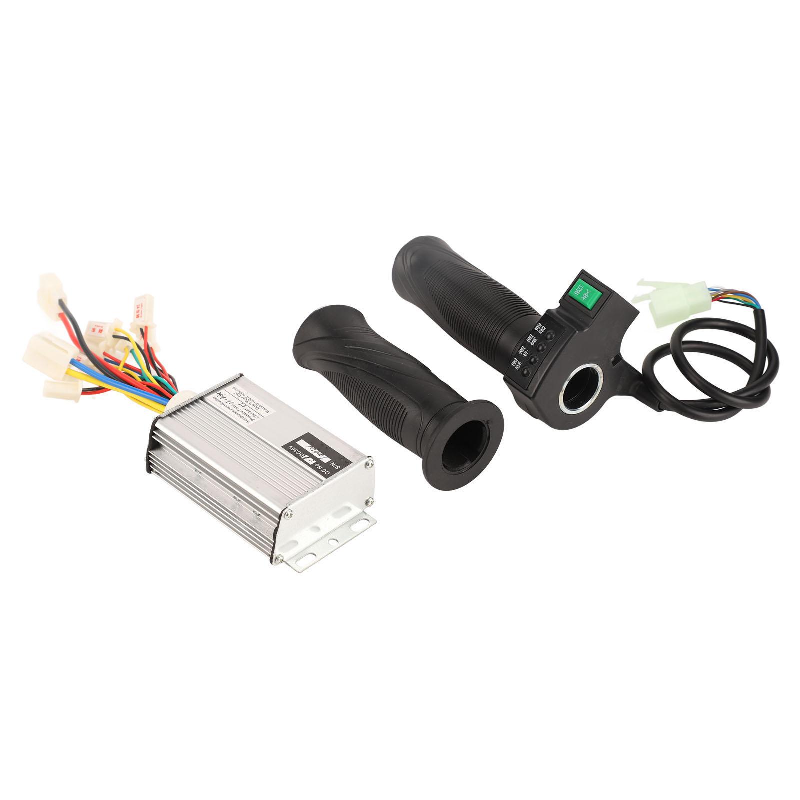 Brushed Motor Controller Set Aluminum Alloy Shell Rubber Handle 36V 1000W 4 Speed Throttle Twist Grip Handle for Electric Bike
Brushed Motor Controller Set Aluminum Alloy Shell Rubber Handle 36V 1000W 4 Speed Throttle Twist Grip Handle for Electric Bike