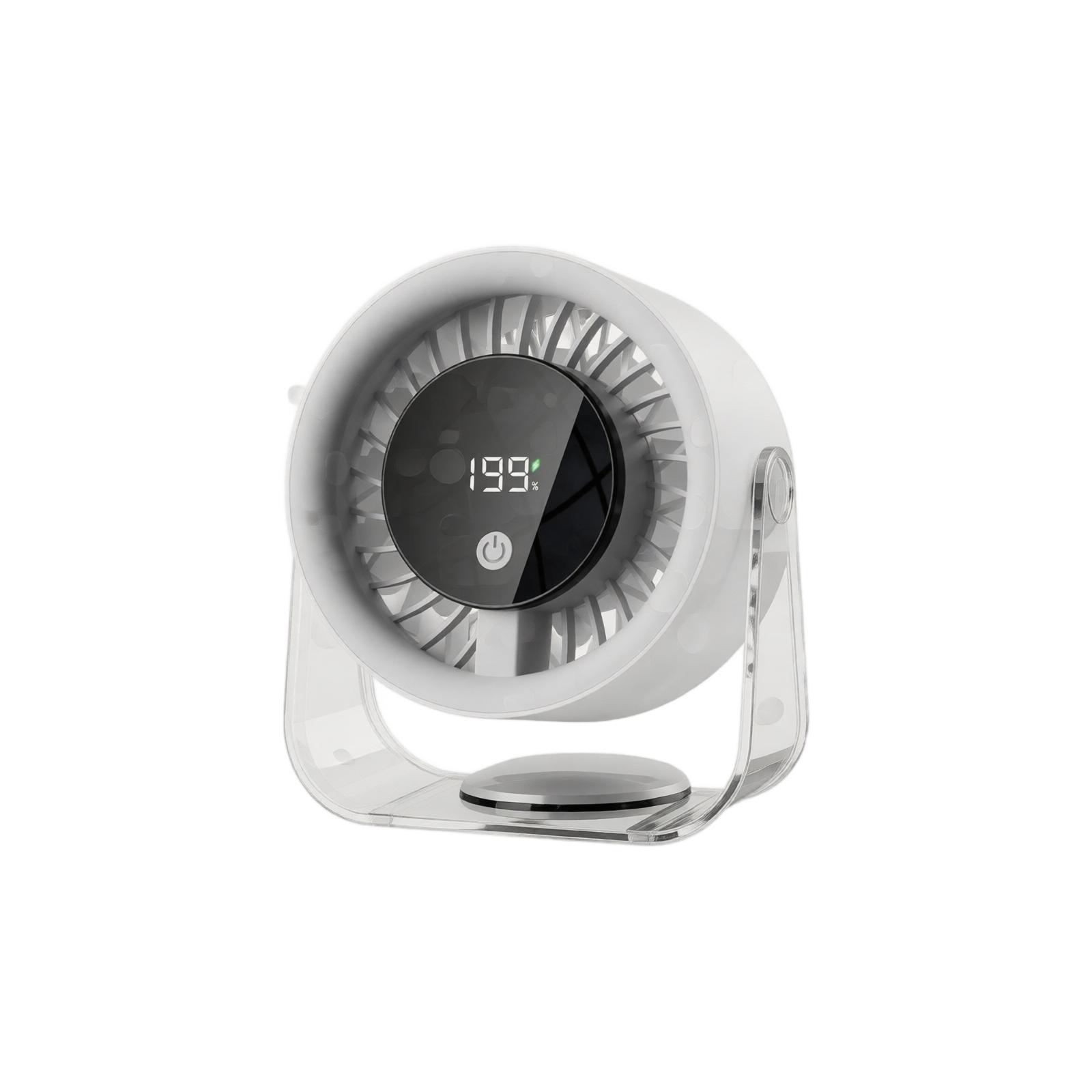 Desktop USB Rechargeable Fan with Digital Display Adjustable Airflow Portable Small Table Fan for Office Home Use one size белый
Desktop USB Rechargeable Fan with Digital Display Adjustable Airflow Portable Small Table Fan for Office Home Use one size белый