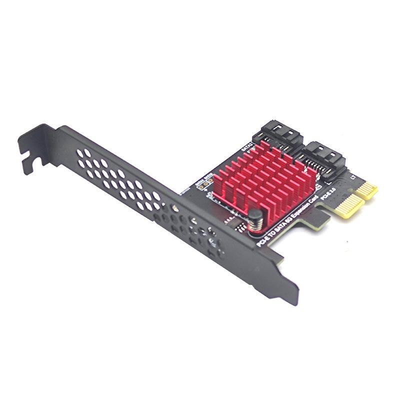 Повношвидкісна карта розширення PCI-E 1X GEN3 до SATA 3.0, 2-портовий адаптер 6G для жорсткого диска IPFS (JMS582) чорний
Повношвидкісна карта розширення PCI-E 1X GEN3 до SATA 3.0, 2-портовий адаптер 6G для жорсткого диска IPFS (JMS582) чорний