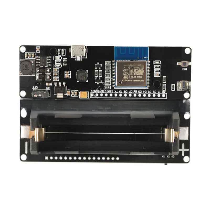 Міні-WiFi модуль ESP WROOM-02 з розробницькою платою для акумуляторів ESP8266 та 18650 
Міні-WiFi модуль ESP WROOM-02 з розробницькою платою для акумуляторів ESP8266 та 18650