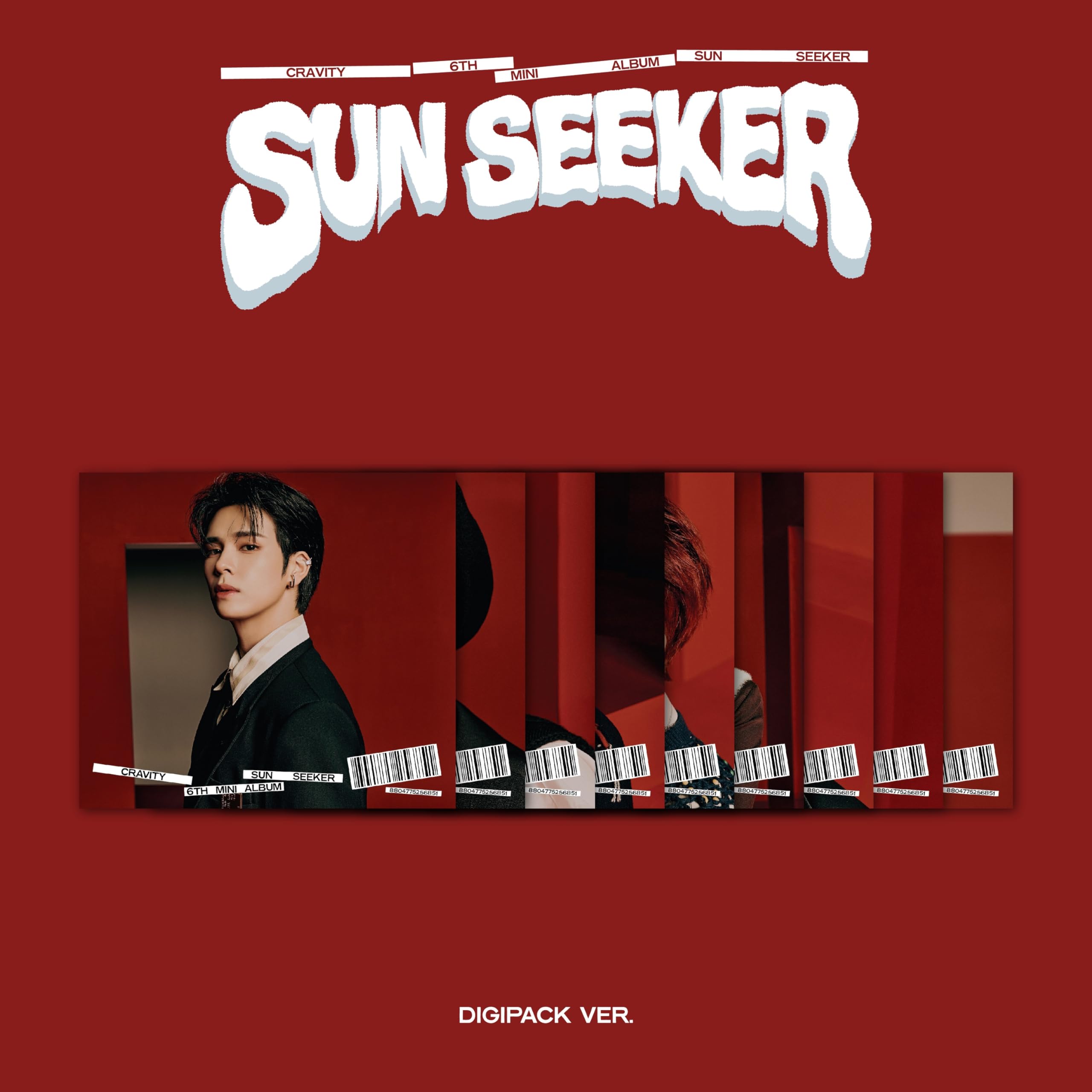 CRAVITY 6th Mini SUN SEEKER-DIGIPACK VER. (Korean version)
CRAVITY 6th Mini SUN SEEKER-DIGIPACK VER. (Korean version)