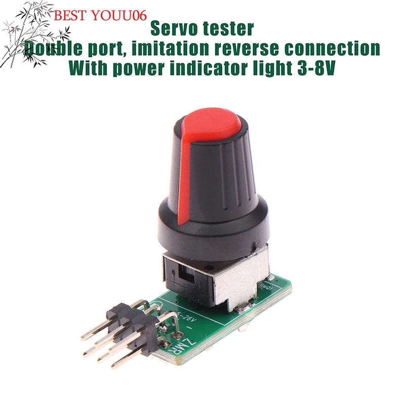 (YOUU06)3-8V ESC Mini Servo Tester DIY Brushless Fan Motor Governor PWM Signal Output For RC Aircraft Model Parts 1PC
(YOUU06)3-8V ESC Mini Servo Tester DIY Brushless Fan Motor Governor PWM Signal Output For RC Aircraft Model Parts 1PC