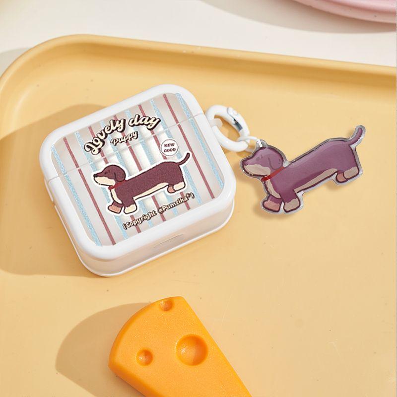 Original Sausage Dog Cute West Highland Spotty Dog Young Adult Pendant for Apple Airpods1/2 Pro Headset Protective Case Airpods3 Earphone Case Apple AirPods Dachshund earphone box + pendant
Original Sausage Dog Cute West Highland Spotty Dog Young Adult Pendant for Apple Airpods1/2 Pro Headset Protective Case Airpods3 Earphone Case Apple AirPods Dachshund earphone box + pendant