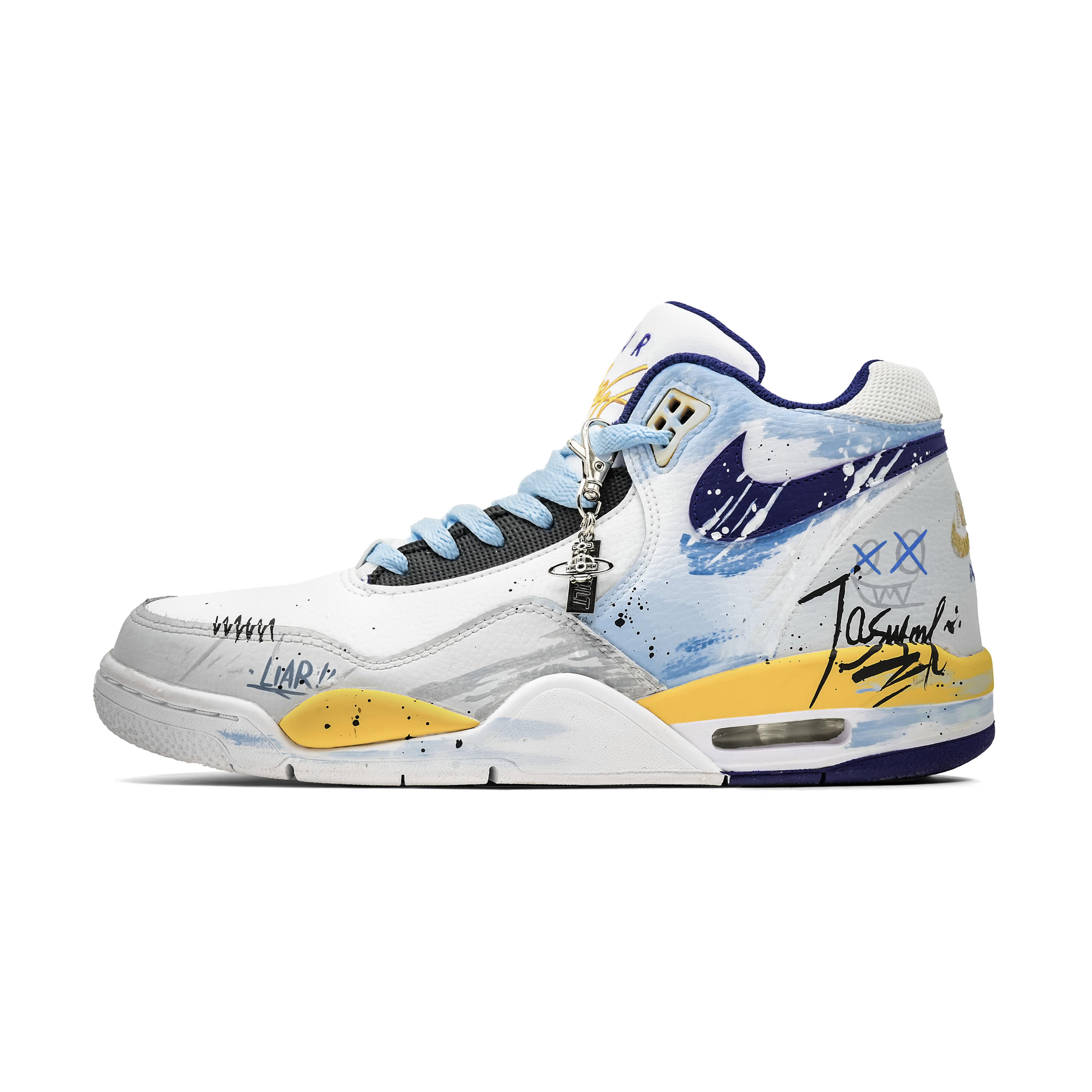 Nike Flight Legacy Vintage Basketball Shoes Men s High Top Gray/White BQ4212-102(Team861-) 41
Nike Flight Legacy Vintage Basketball Shoes Men s High Top Gray/White BQ4212-102(Team861-) 41