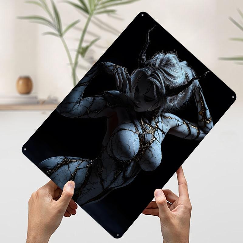Cracked Skin Demon Tin Plaque Poster Customized Wall Art Retro Vintage Metal Signs for Man Cave House Decor Home Decorations 20x30cm(7.8x11.8inch)
Cracked Skin Demon Tin Plaque Poster Customized Wall Art Retro Vintage Metal Signs for Man Cave House Decor Home Decorations 20x30cm(7.8x11.8inch)