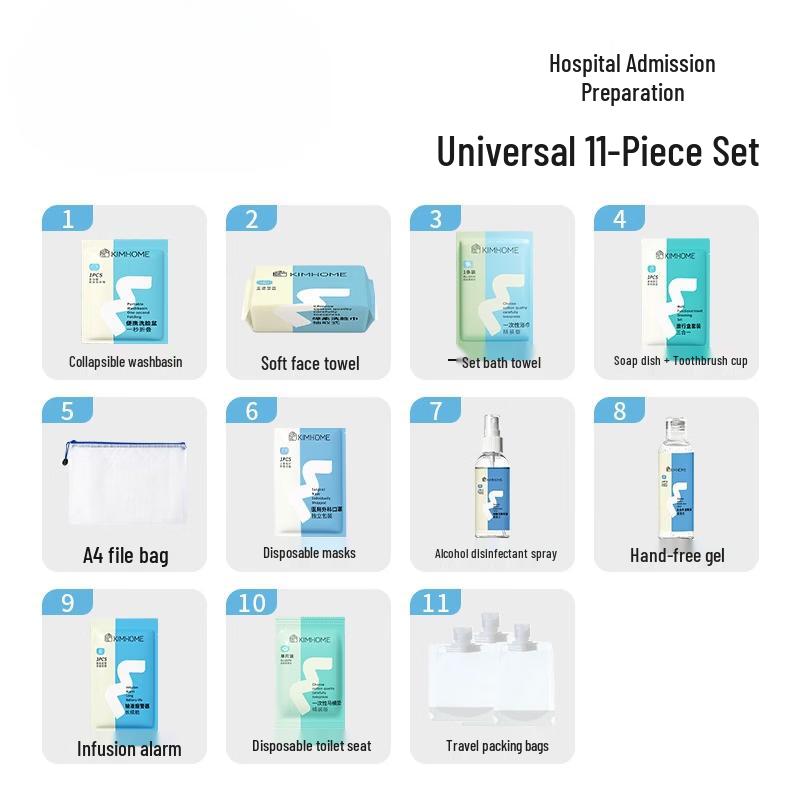 Brangdy Hospital Stay Disposable Essentials Kit
Brangdy Hospital Stay Disposable Essentials Kit
