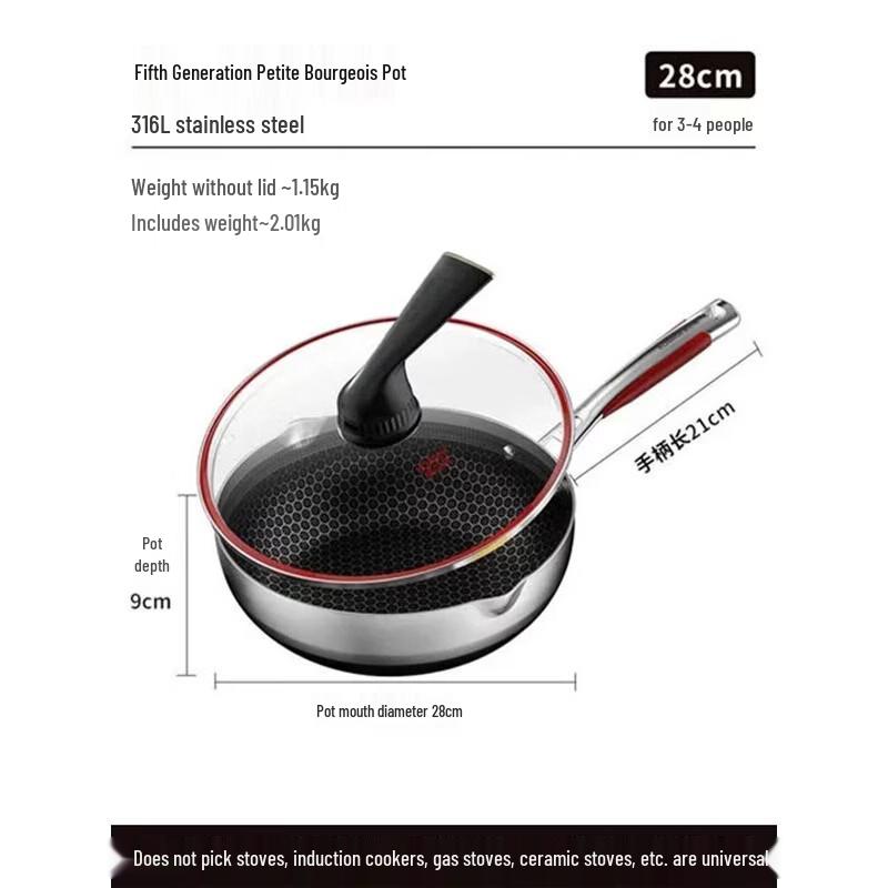 KOBACH 5th Gen 316L Stainless Steel Non-stick Wok
KOBACH 5th Gen 316L Stainless Steel Non-stick Wok