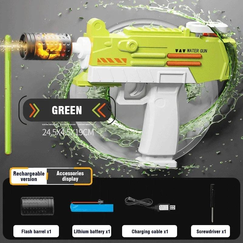 Electric High Speed Water Gun Continuous Kids Toys Automatic Splashing Children S Beach Play Swimming Pool Young Boys Outdoor Game
Electric High Speed Water Gun Continuous Kids Toys Automatic Splashing Children S Beach Play Swimming Pool Young Boys Outdoor Game