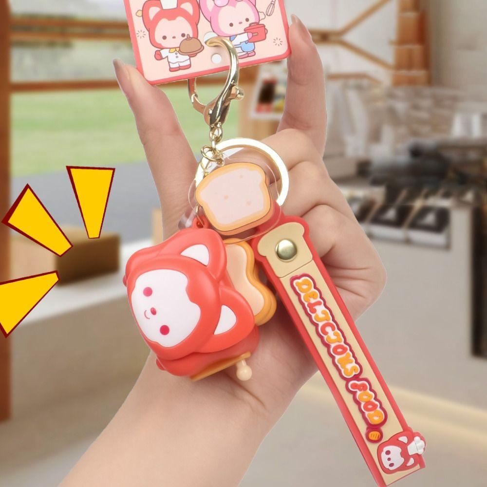 Luminescence Toaster Keychain Exquisite Cartoon Keychain Decoration Animal Pendant Couple
Luminescence Toaster Keychain Exquisite Cartoon Keychain Decoration Animal Pendant Couple