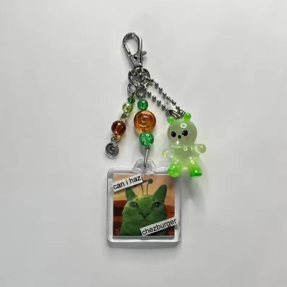 Cute Design Resin Key Pendant Cartoon Phone Charm Chain New Alien Cat Keychain Backpack Style B
Cute Design Resin Key Pendant Cartoon Phone Charm Chain New Alien Cat Keychain Backpack Style B