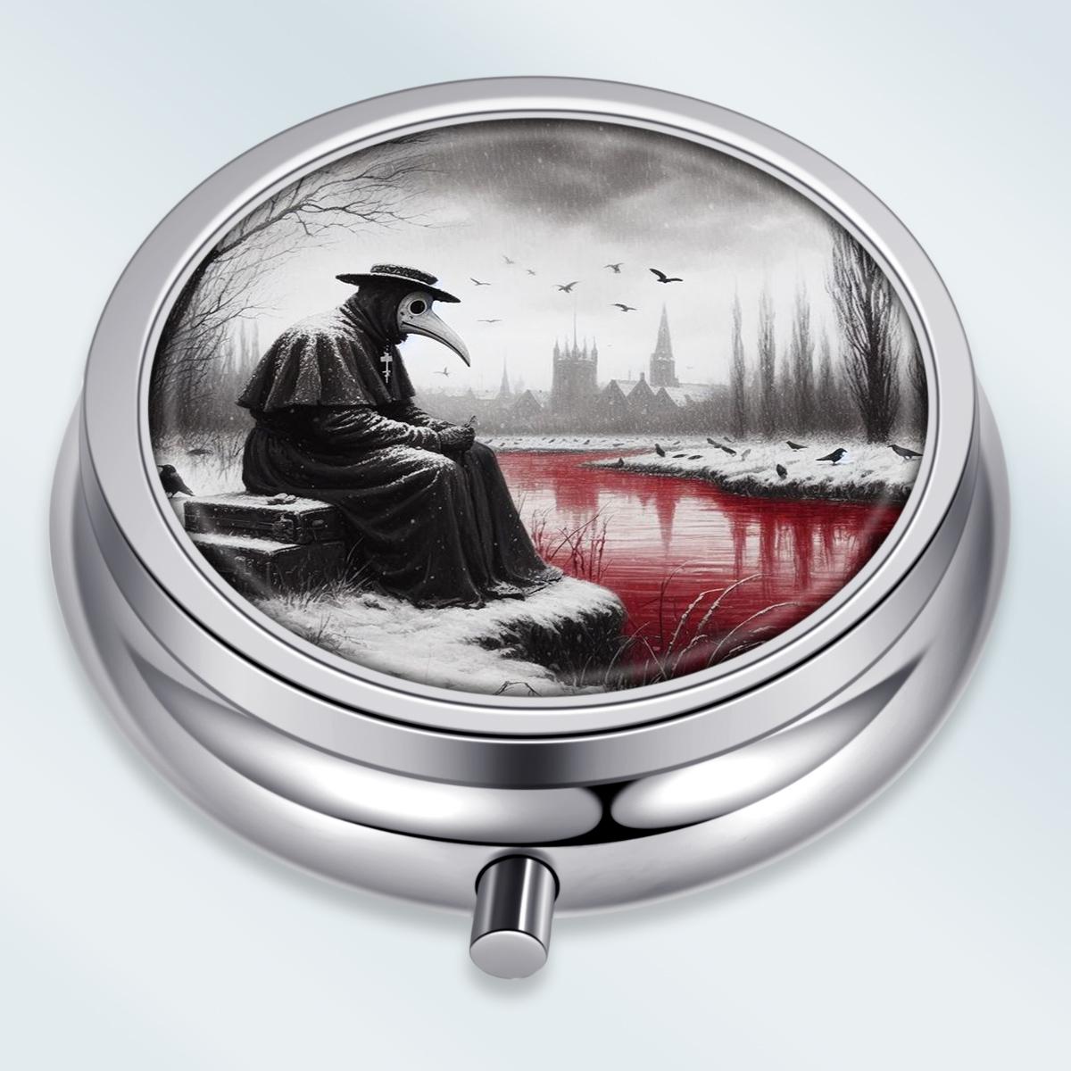 Portable Pill Box with 3 Compartments, Mini Metal Medicine Organizer Case, Cute Printed Pill Container for Vitamins, Pills, Jewelry, Travel, Daily Use разноцветный
Portable Pill Box with 3 Compartments, Mini Metal Medicine Organizer Case, Cute Printed Pill Container for Vitamins, Pills, Jewelry, Travel, Daily Use разноцветный