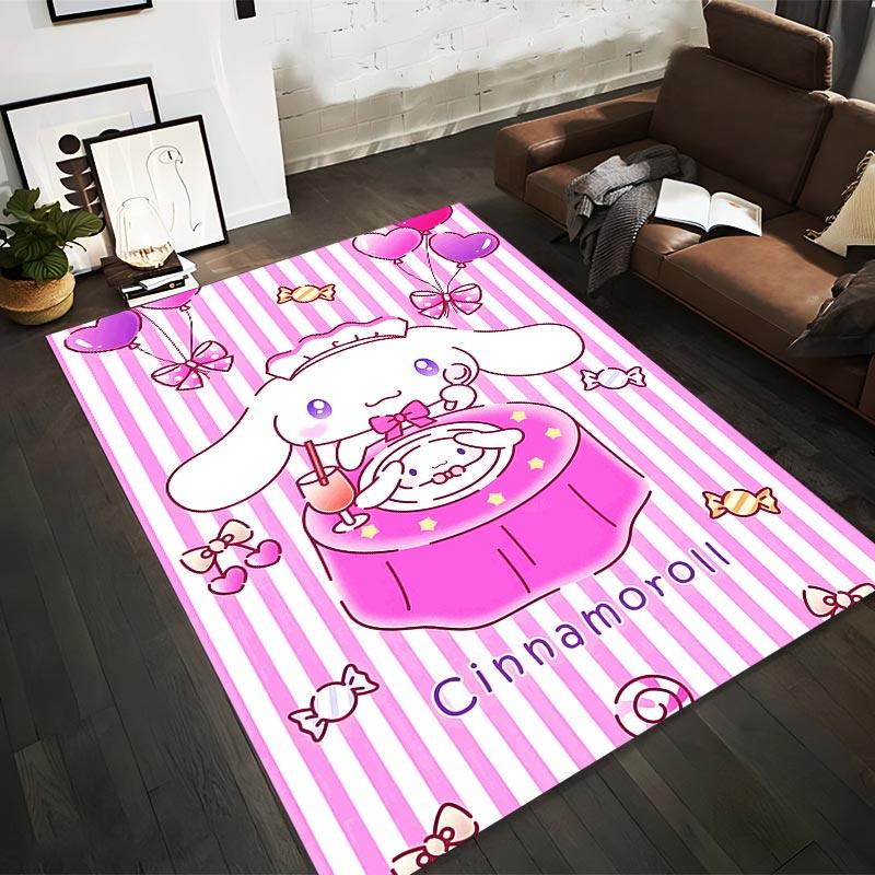 Cartoon Style Carpet with Cinnamoroll Pattern1Pink Stripes1Balloons1and Candy Decor Suitable for use as an anti-slip1 for1room and bedroom sofas 40x60cm( 15x23in )
Cartoon Style Carpet with Cinnamoroll Pattern1Pink Stripes1Balloons1and Candy Decor Suitable for use as an anti-slip1 for1room and bedroom sofas 40x60cm( 15x23in )