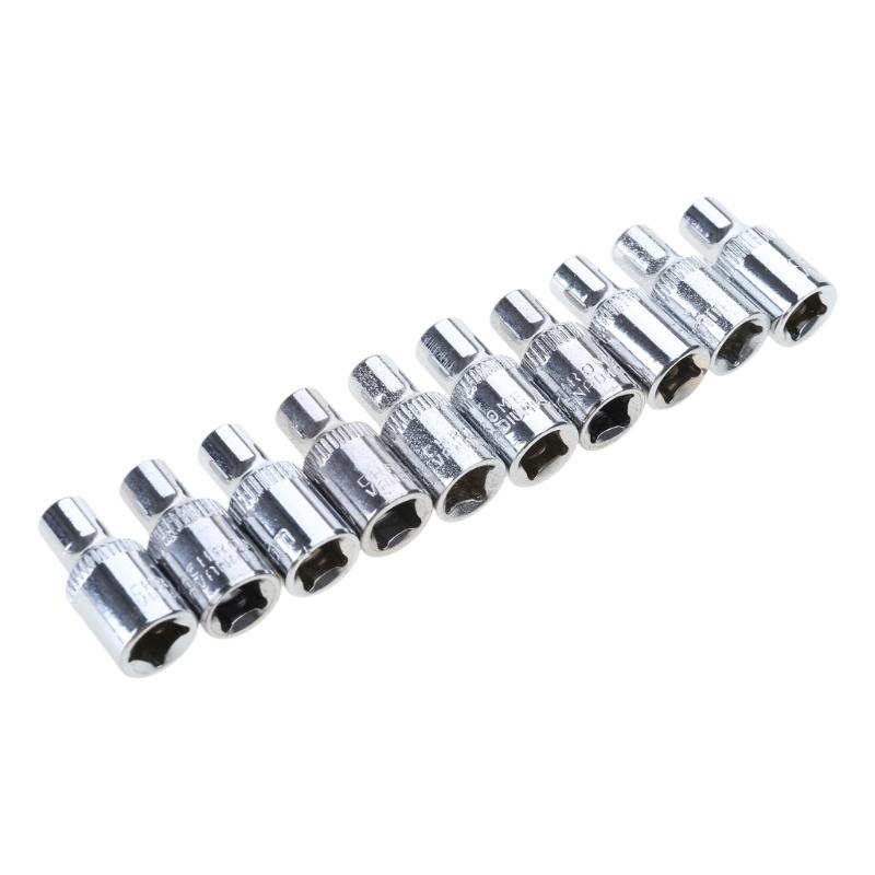 Professional Metric Short Socket Set 1/4Inch Drive 6 Point Size 4mm to 14mm Wrench Accessory for Repair and Maintenance 4.5mm
Professional Metric Short Socket Set 1/4Inch Drive 6 Point Size 4mm to 14mm Wrench Accessory for Repair and Maintenance 4.5mm