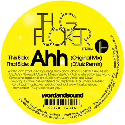 12inch Record THUGFUCKER - Ahh TFR004 Thugfucker Reco 2007 Germany Dance & Electronica Used
12inch Record THUGFUCKER - Ahh TFR004 Thugfucker Reco 2007 Germany Dance & Electronica Used