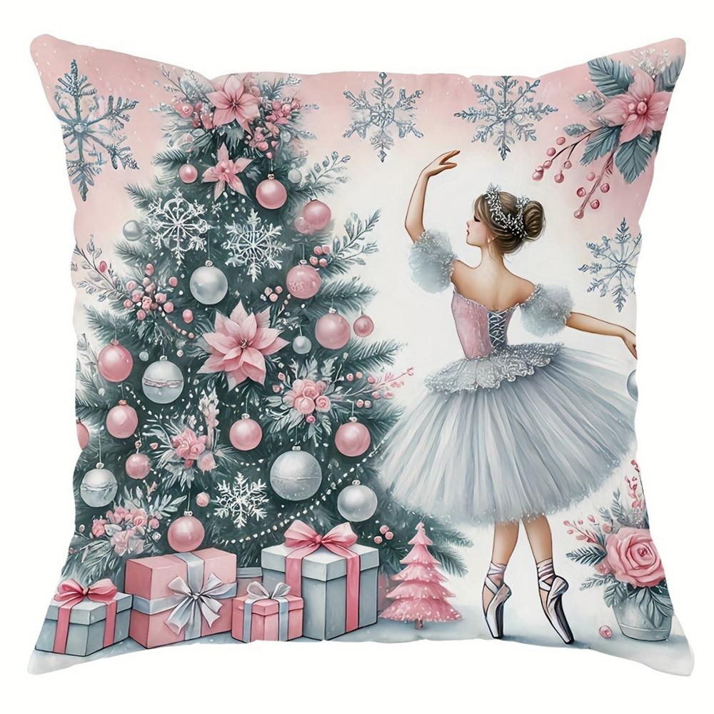 Christmas Nutcracker decoration Pillowcase Ballet Princess Pillow Case suitable for home room sofa cushion cover friend gift 16x16Inch
Christmas Nutcracker decoration Pillowcase Ballet Princess Pillow Case suitable for home room sofa cushion cover friend gift 16x16Inch