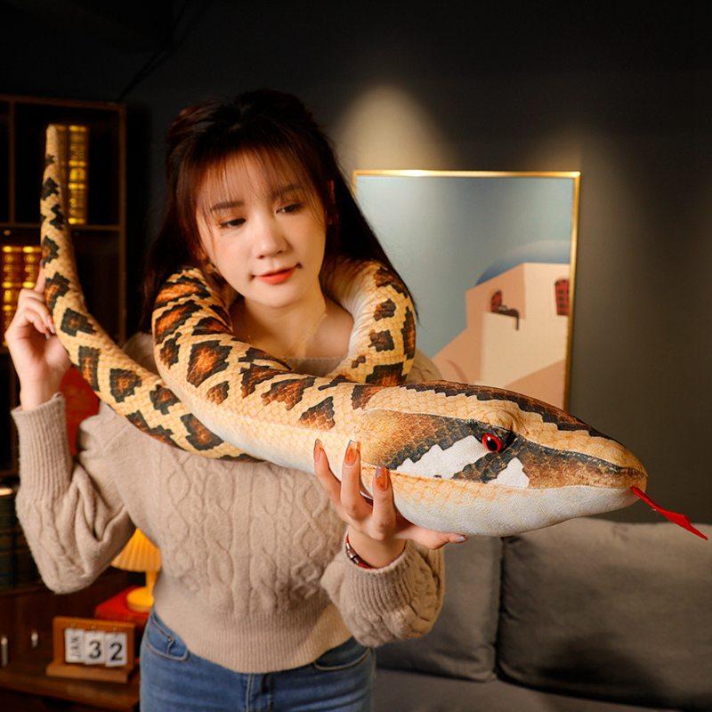 210cm Simulation Soft Plush Toys Giant Long Snake Animals Python Cloth Toy Stuffed Dolls Birthday Christmas Gifts 170cm
210cm Simulation Soft Plush Toys Giant Long Snake Animals Python Cloth Toy Stuffed Dolls Birthday Christmas Gifts 170cm