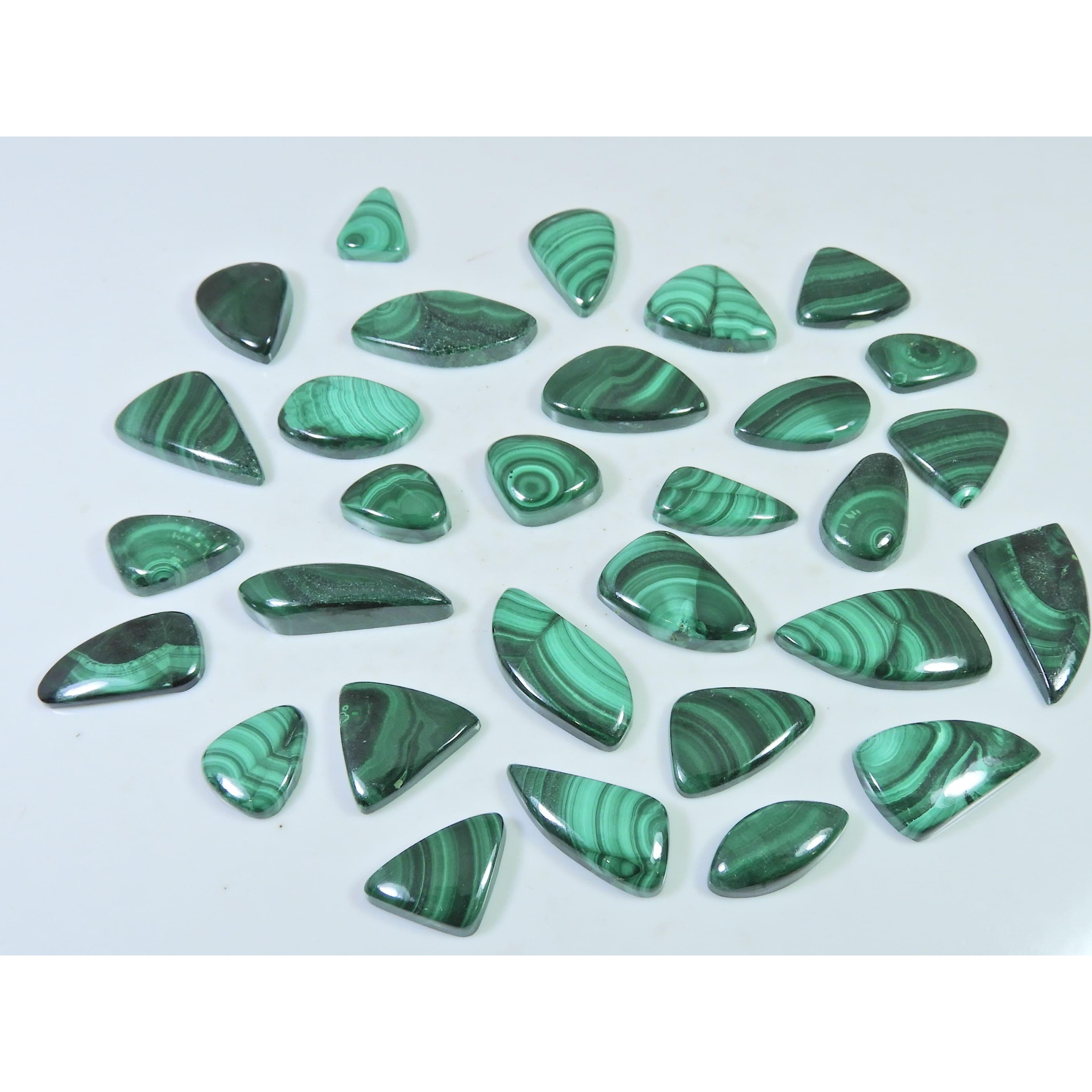 30 шт. Натуральный зеленый малахит, фантазийный кабошон, рассыпной драгоценный камень, 295 карат. Лот C-459
30 шт. Натуральный зеленый малахит, фантазийный кабошон, рассыпной драгоценный камень, 295 карат. Лот C-459