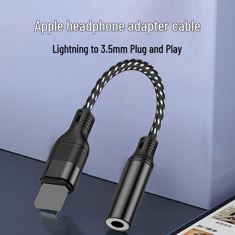 Lightning to 3.5mm Headphone Adapter for iPhone: Music & Calls Bluetooth Calls White
Lightning to 3.5mm Headphone Adapter for iPhone: Music & Calls Bluetooth Calls White