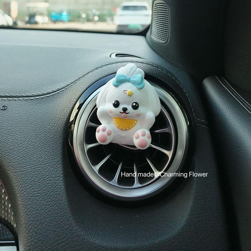 DIY New Cute Cartoon Dog Car Air Conditioner Vent Aroma Diffuser Stone Decoration Clip Gift for Girls Maltese Dog
DIY New Cute Cartoon Dog Car Air Conditioner Vent Aroma Diffuser Stone Decoration Clip Gift for Girls Maltese Dog