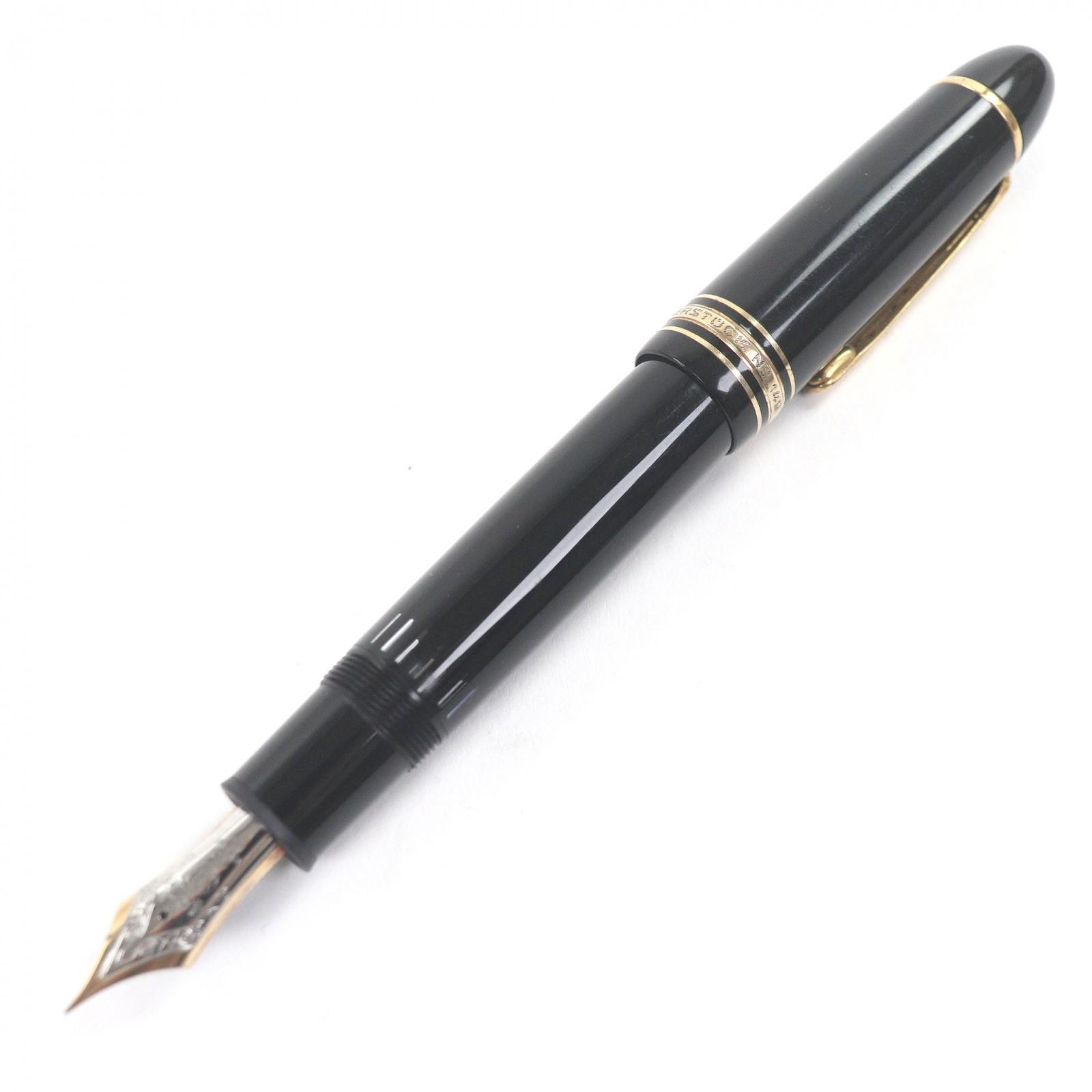 Very Good MONTBLANC fountain pen Meisterstück 149 Cap type black 14C mens Used
Very Good MONTBLANC fountain pen Meisterstück 149 Cap type black 14C mens Used